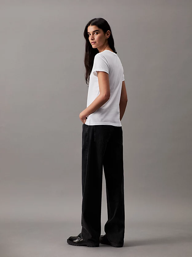 Camiseta slim de algodão orgânico