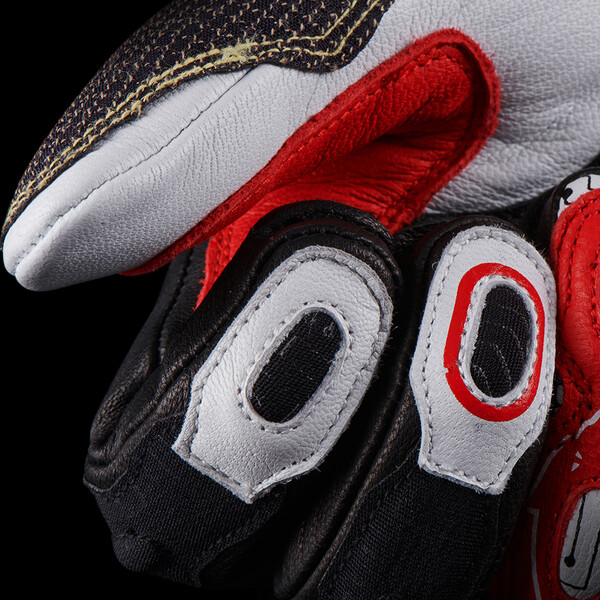 Furygan - Gants Styg20 X Kevlar® Noir / Blanc / Rouge