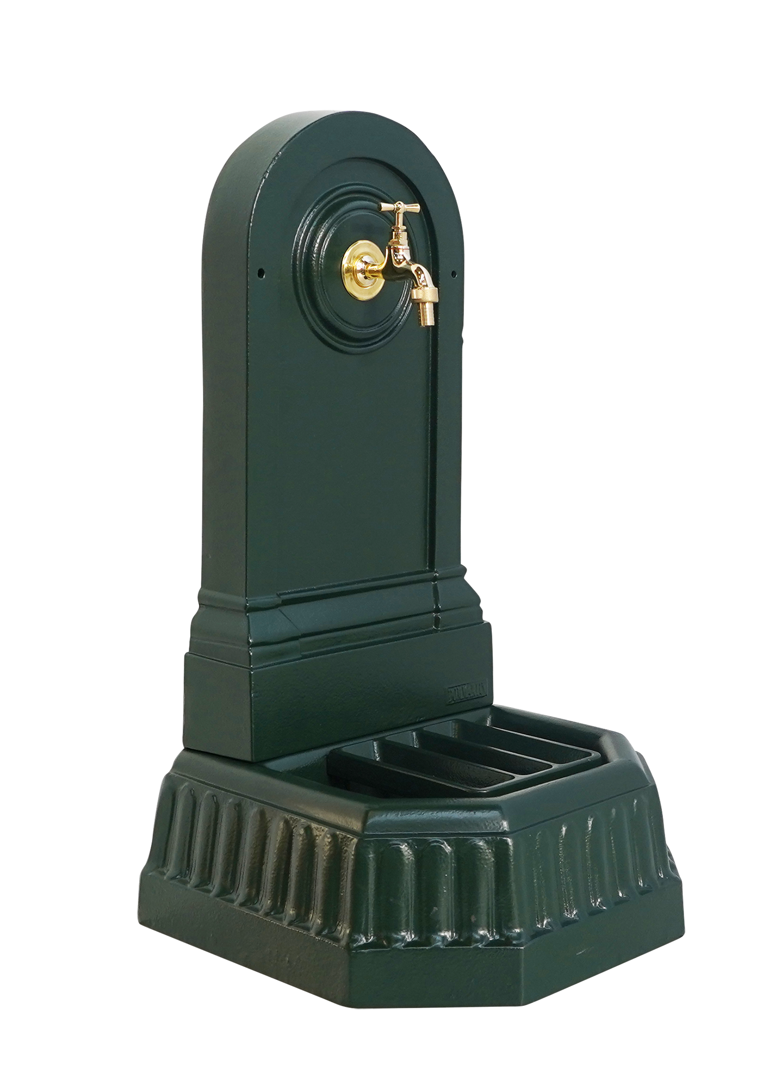 Fontaine citadine vert 6009 avec robinet standard h. 70cm x l. 35cm