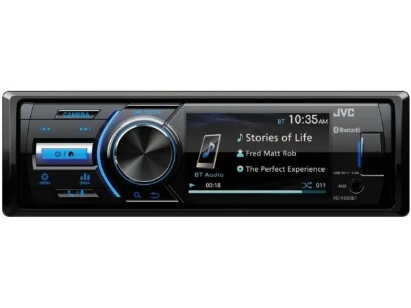 JVC KD-X560BT - Digital modtager - display - 3