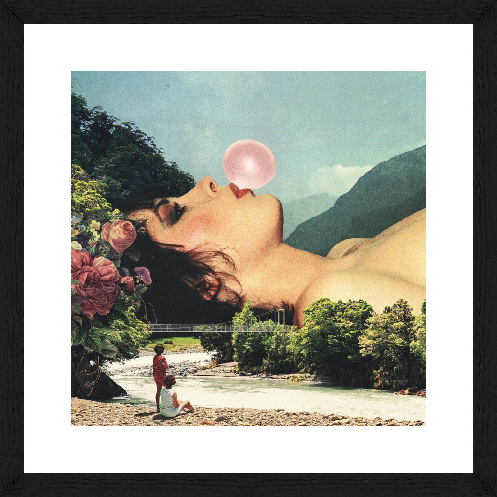 Bubble gum girl by Vertigo Artography - Open Edition.