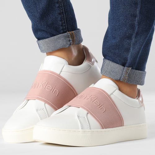 Baskets Femme Cupsole Slip On 1352 White Cafe Au Lait