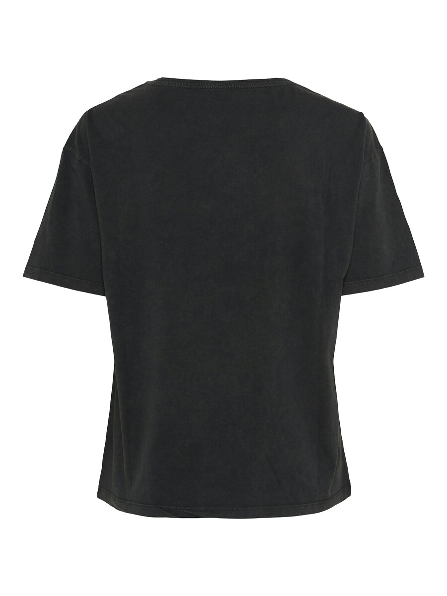 PEÇAS<br>Camiseta com decote em V e estampa na frente