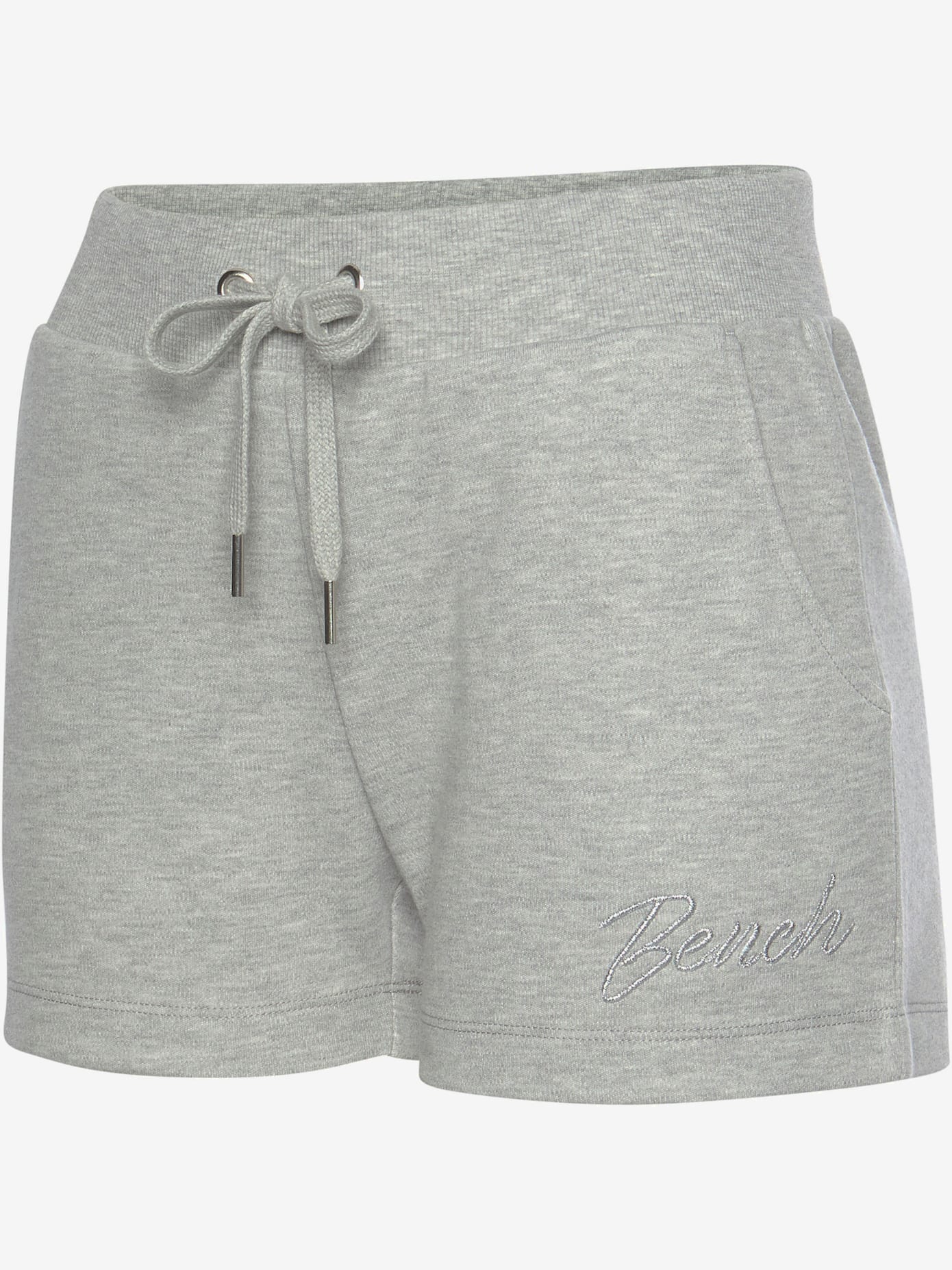 Short décontracté short, ceinture élastique à coulisse