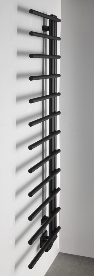 Sapho Justina badkamerradiator 151x50cm mat zwart