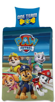 Paw Patrol Sengesett 150 x 210, Blå