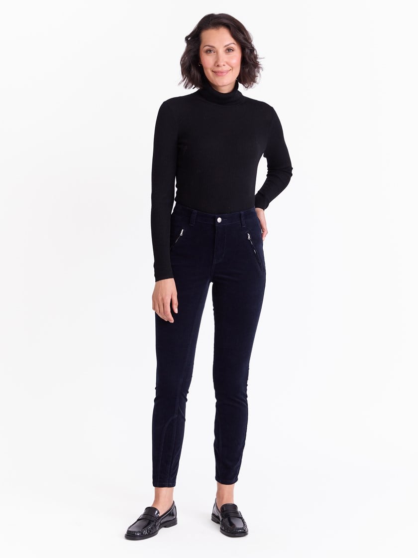 Paris zip cordbukse Sky Captain