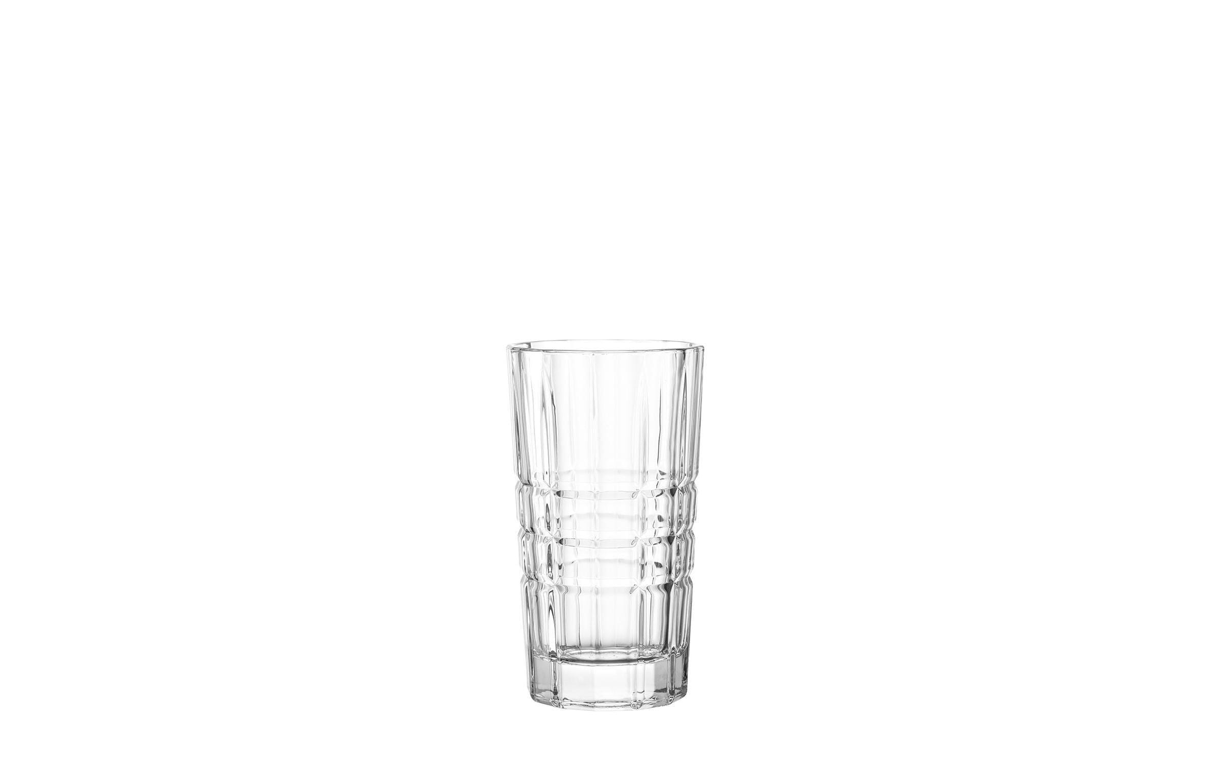 Longdrinkglas Spiritii 260 ml, 4 Stück, TransparentKlassischer Kelch im Facettenstil