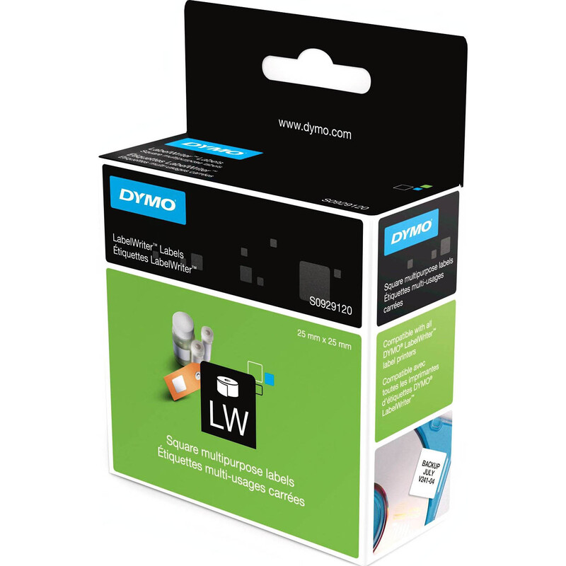 Dymo Etiketten LabelWritet, S0929120, 25 x 25 mm