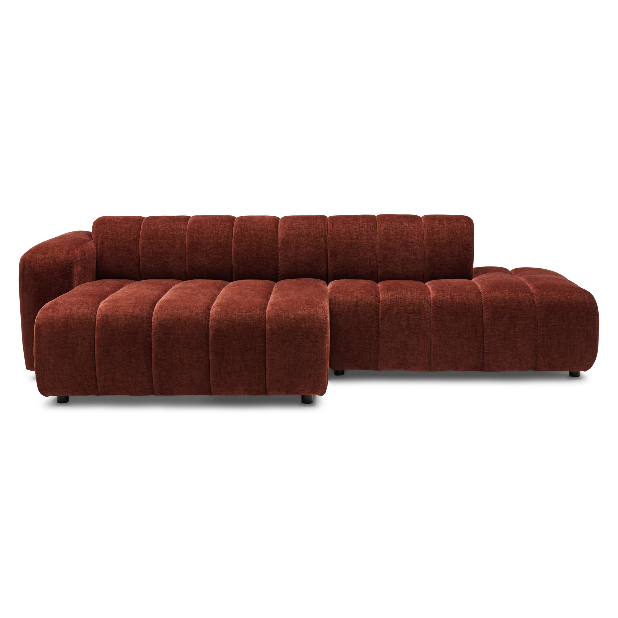 Hoekbank Dolce S home burgundy links