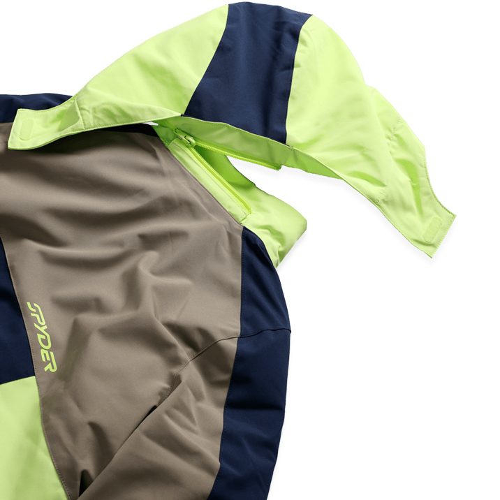 Spyder Ambush Skijacke Kinder lime ice