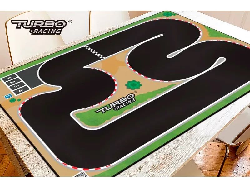 Turbo Racing Track XL Micro Rally 80 x 120 cm Piste XL für Micro Rally (80 x 120 cm)-design 2