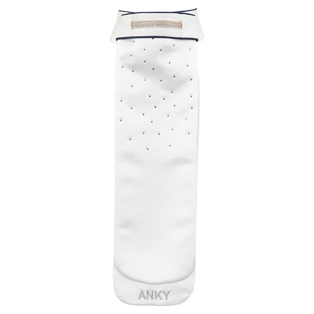 Plastron ANKY Multi-Fit Wit-donkerblauw