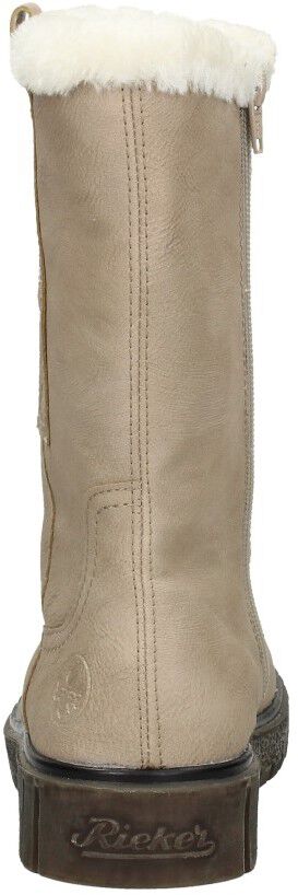 Rieker Enkellaarsjes Plat beige