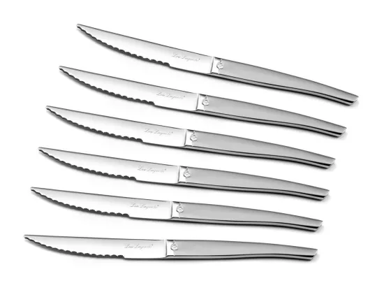 Jet Sablé - Bloc bois d'acacia 6 couteaux steak