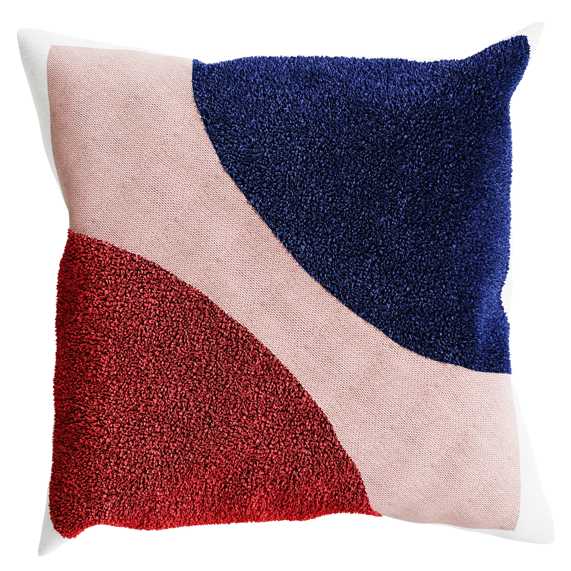 NAIROBI2 - Coussin brodé design moderne coloré | Multicolore