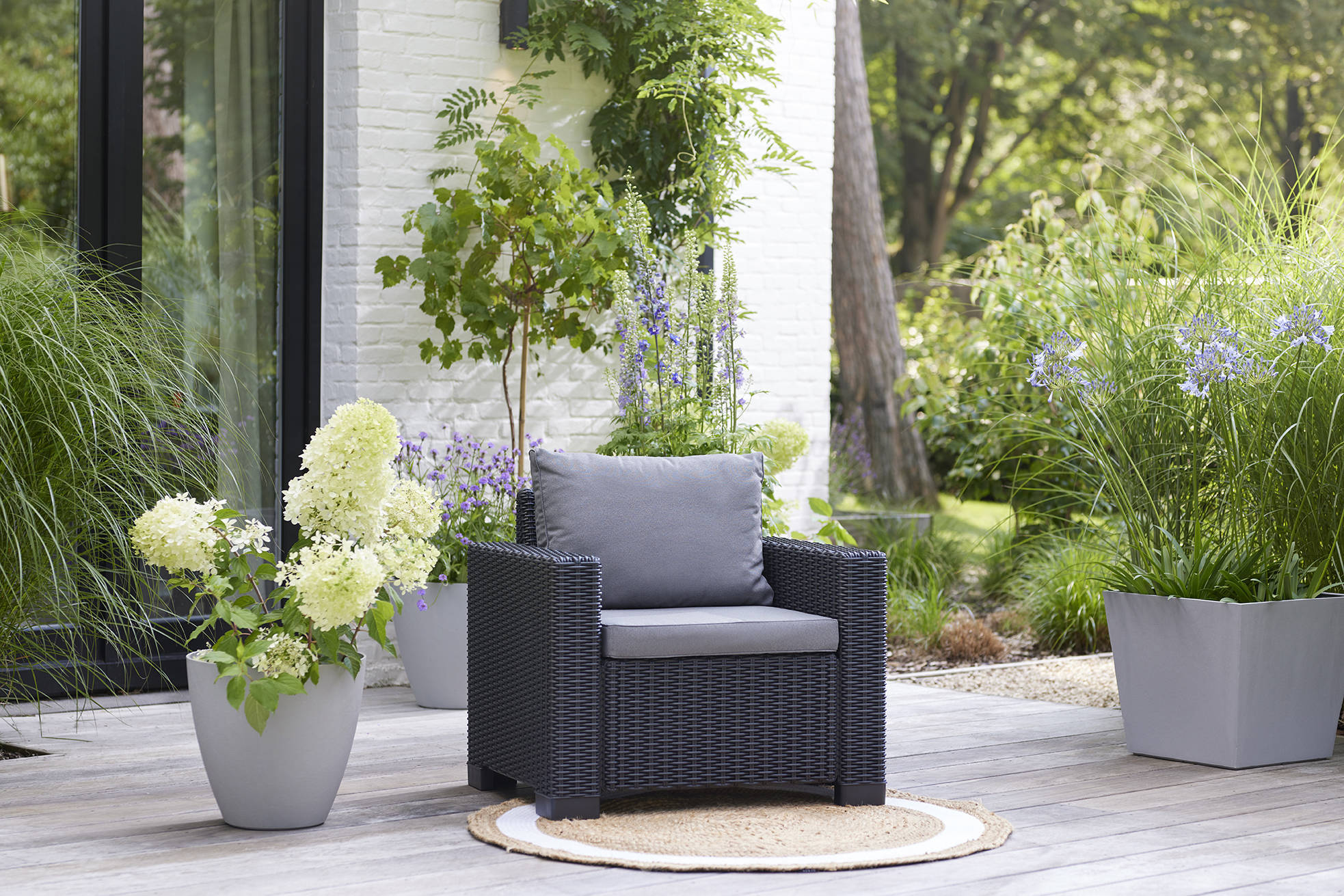 Allibert loungestoelen California (set van 2)
