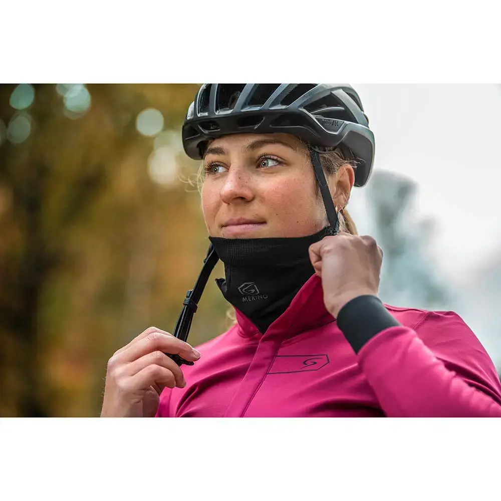 FUTURUM 4 SEASONS Neck Warmer Merino Zwart Dames