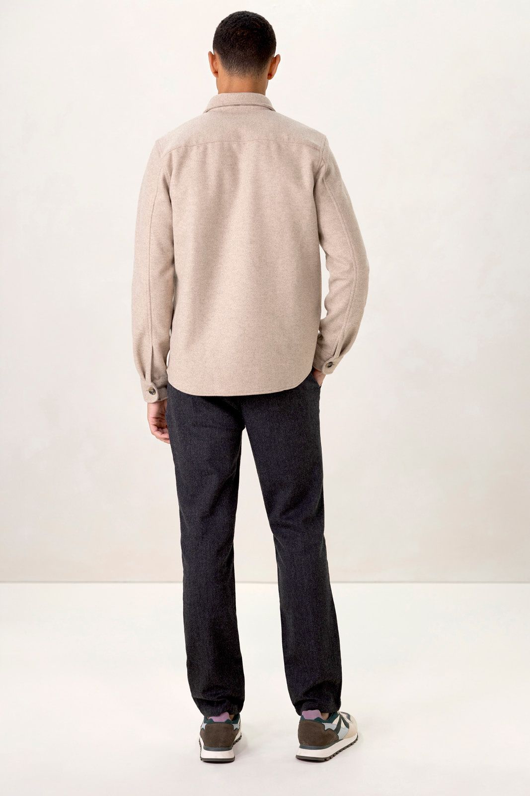 Donkergrijze chino
