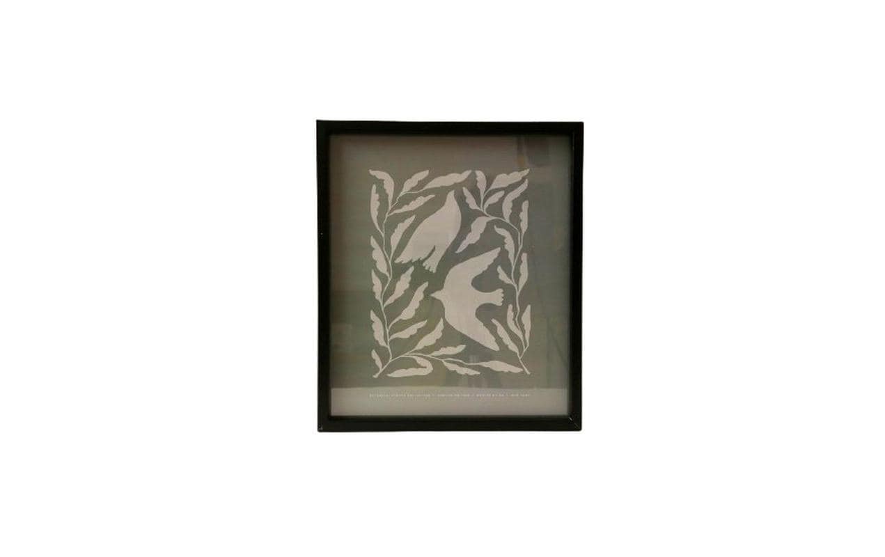 Bild White Bird 30 x 35 cmGerahmtes Poster