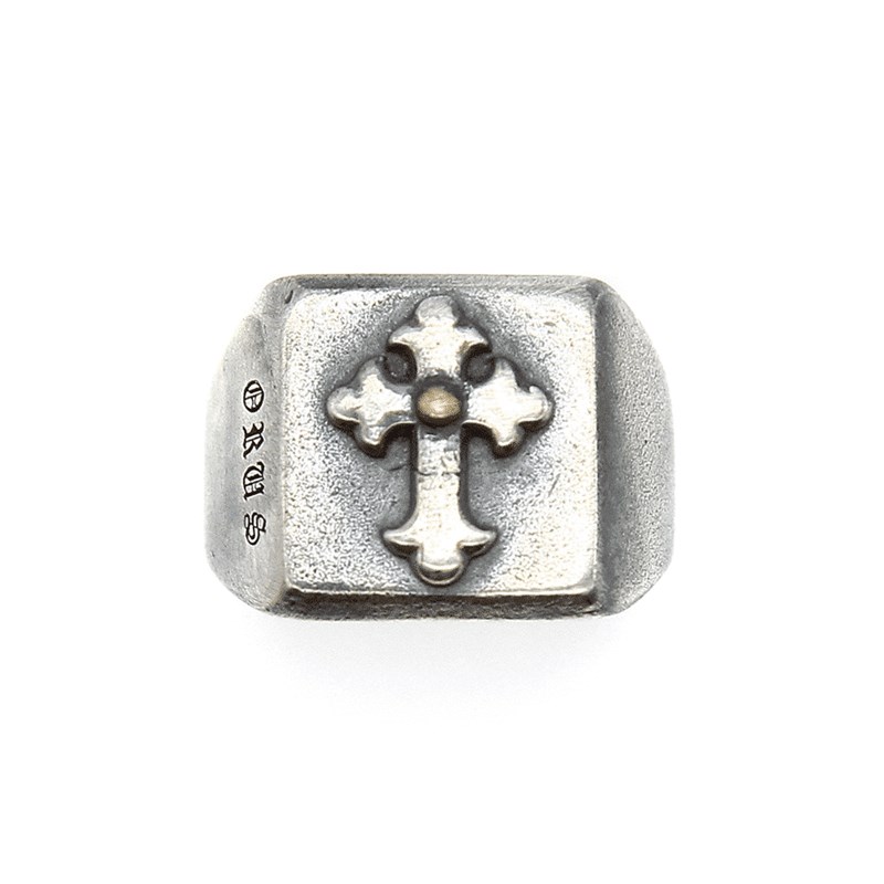 Chevalière Homme Croix Argent Templier