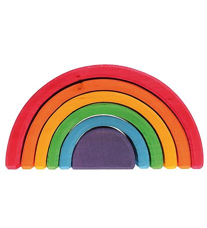 Grimms Holzspielzeug - Regenbogen - 6 Teile - Bunt