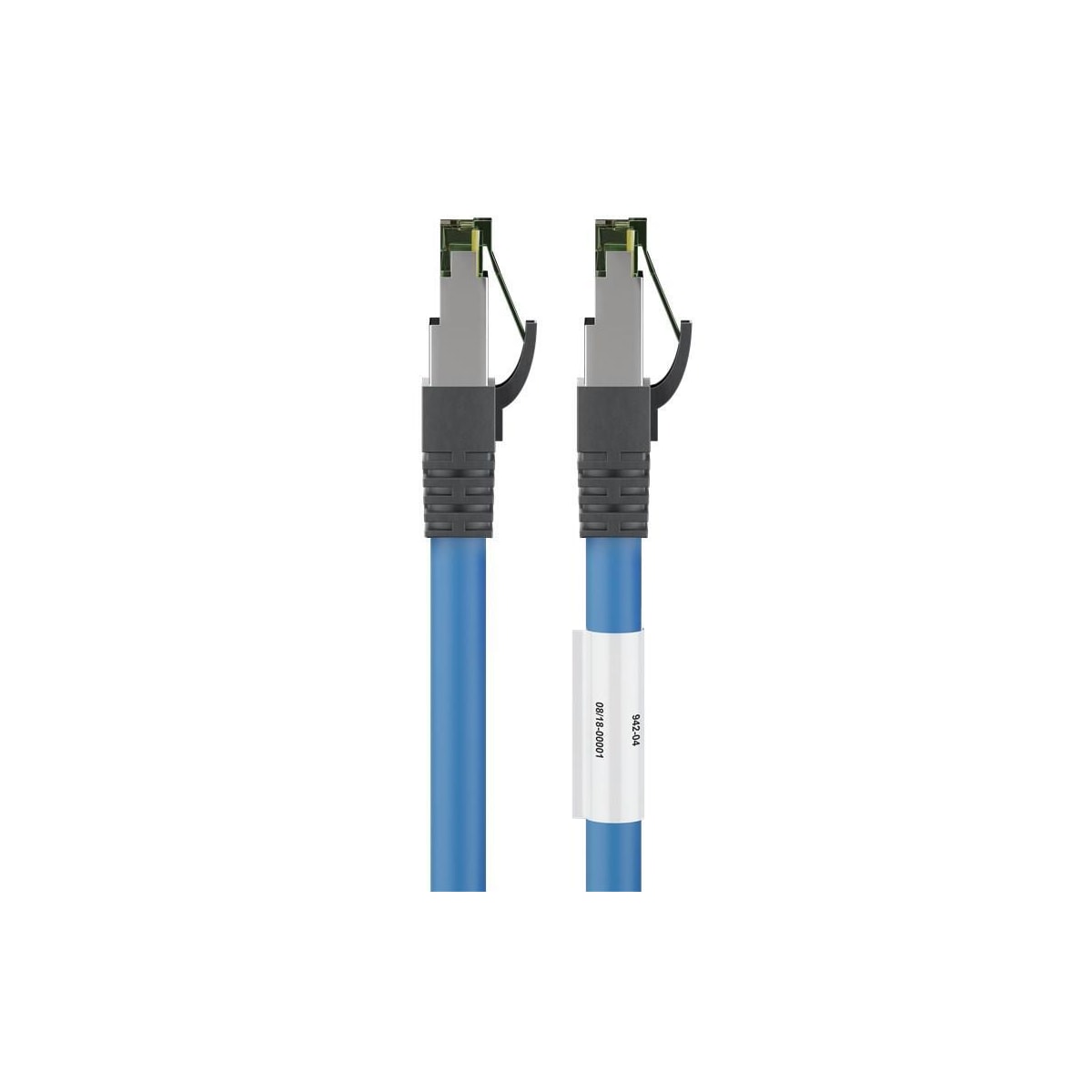 CAT 8.1 patchledning, S/FTP (PiMF), blå