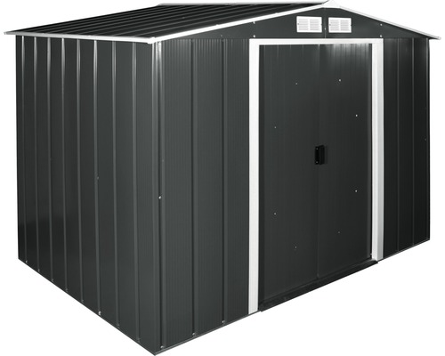 Metalen gereedschapsschuur tepro Eco 8x6, 262 x 182,1 cm antraciet