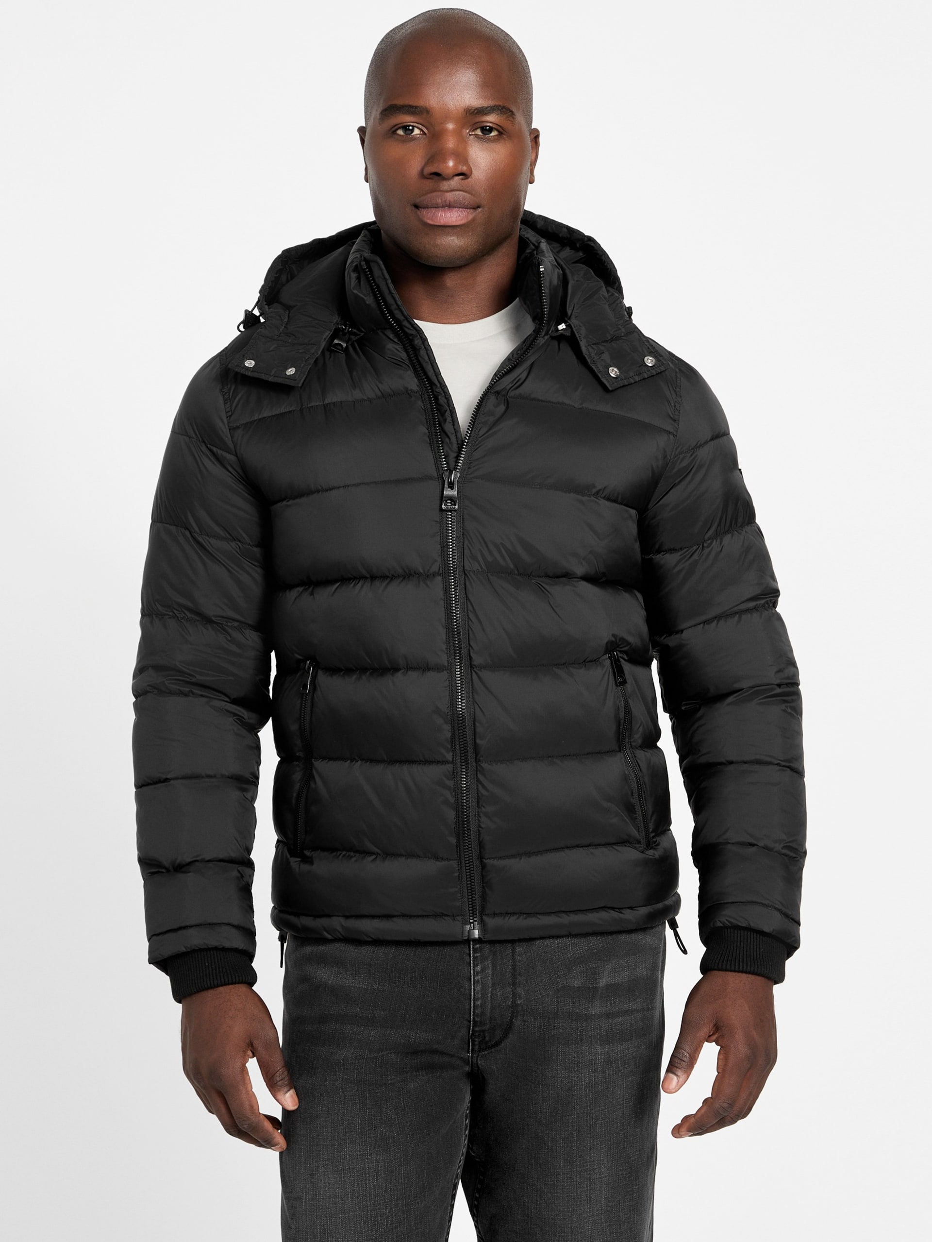 Jaqueta puffer de nylon fosco Glacier
