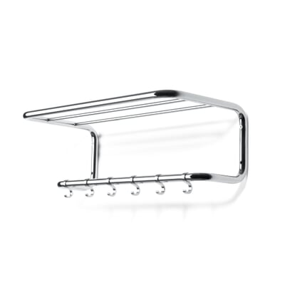 Wandgarderobe Stahlrohr, Breite 57 cm