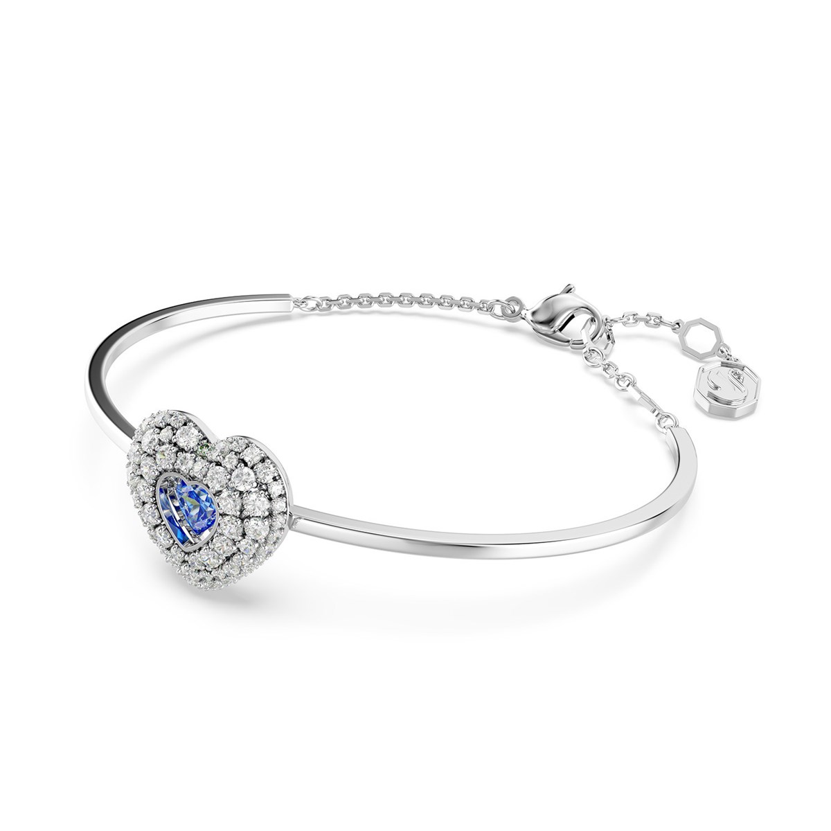 Bracelet jonc Swarovski Hyperbola bleu