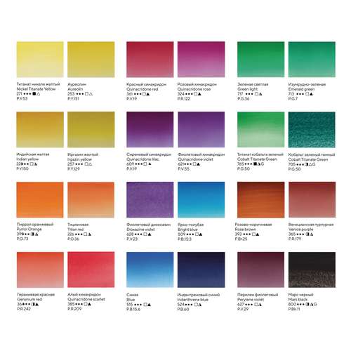 WHITE NIGHTS™ extrafeine Aquarellfarbe 