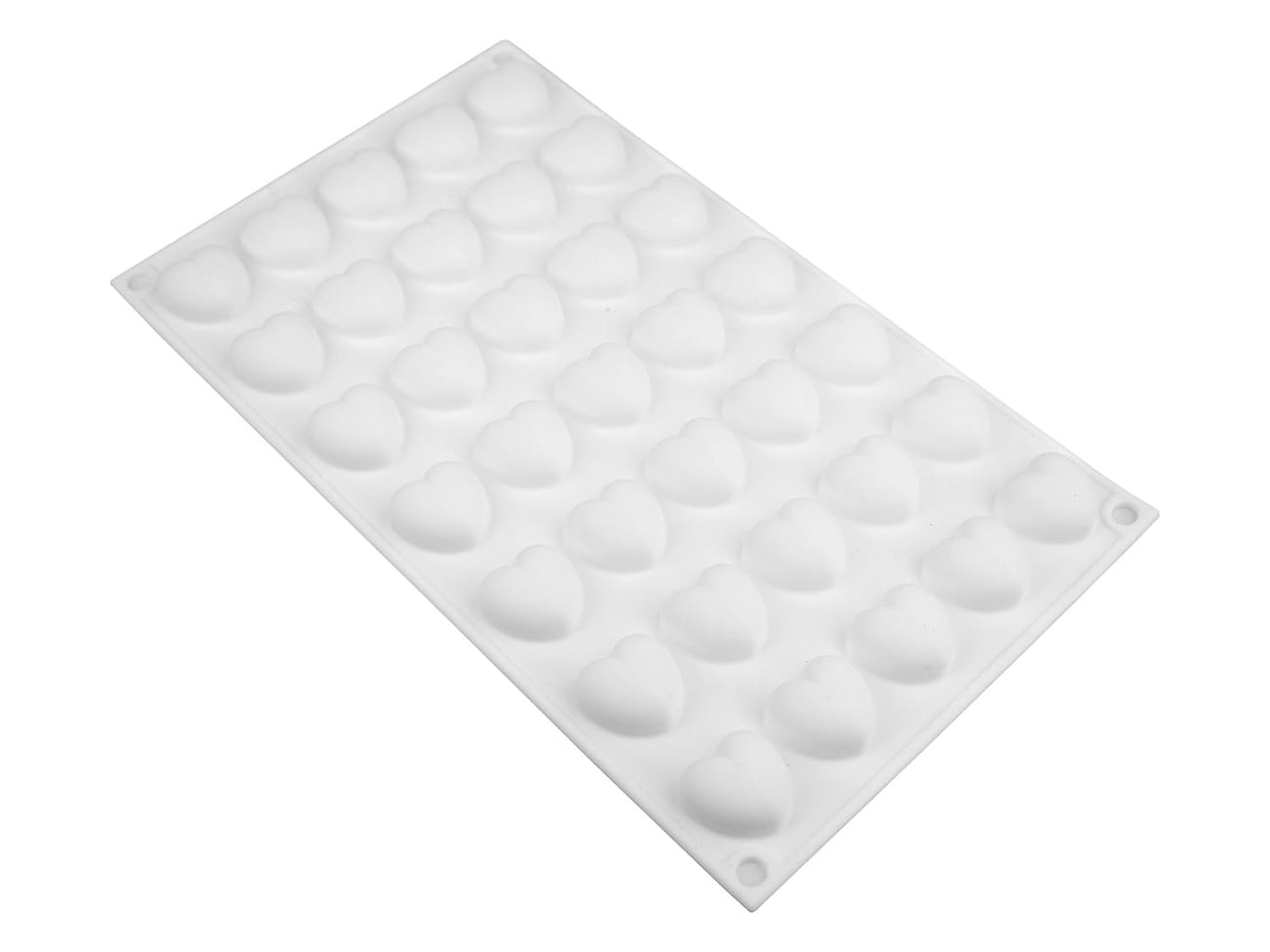 Moule silicone - 35 micro coeurs bombés - 30 x 17,5 cm - Silikomart