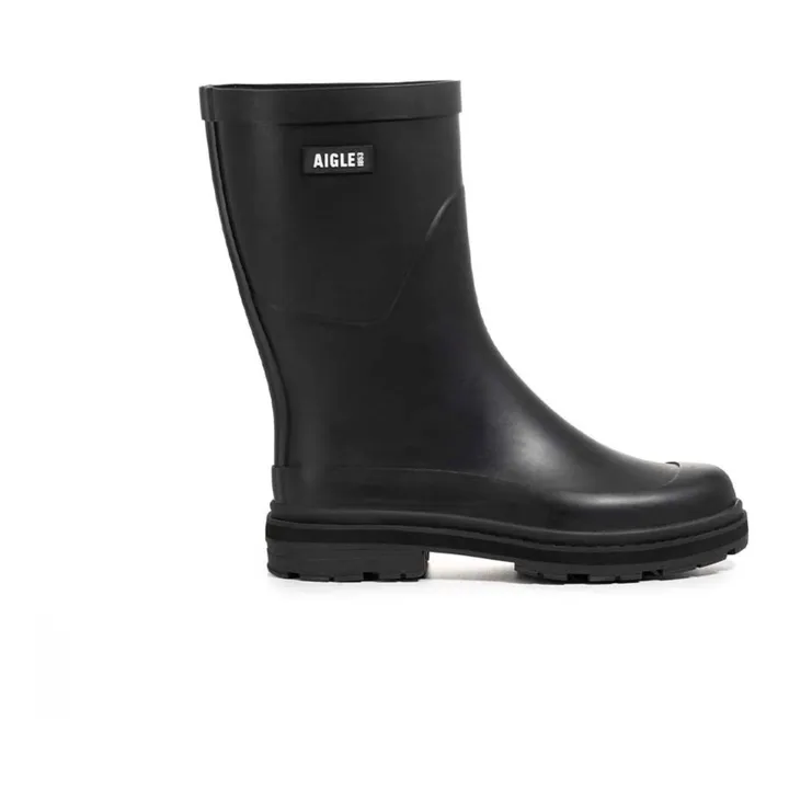 Aigle Bottes De Pluie Mid Rain | Noir
