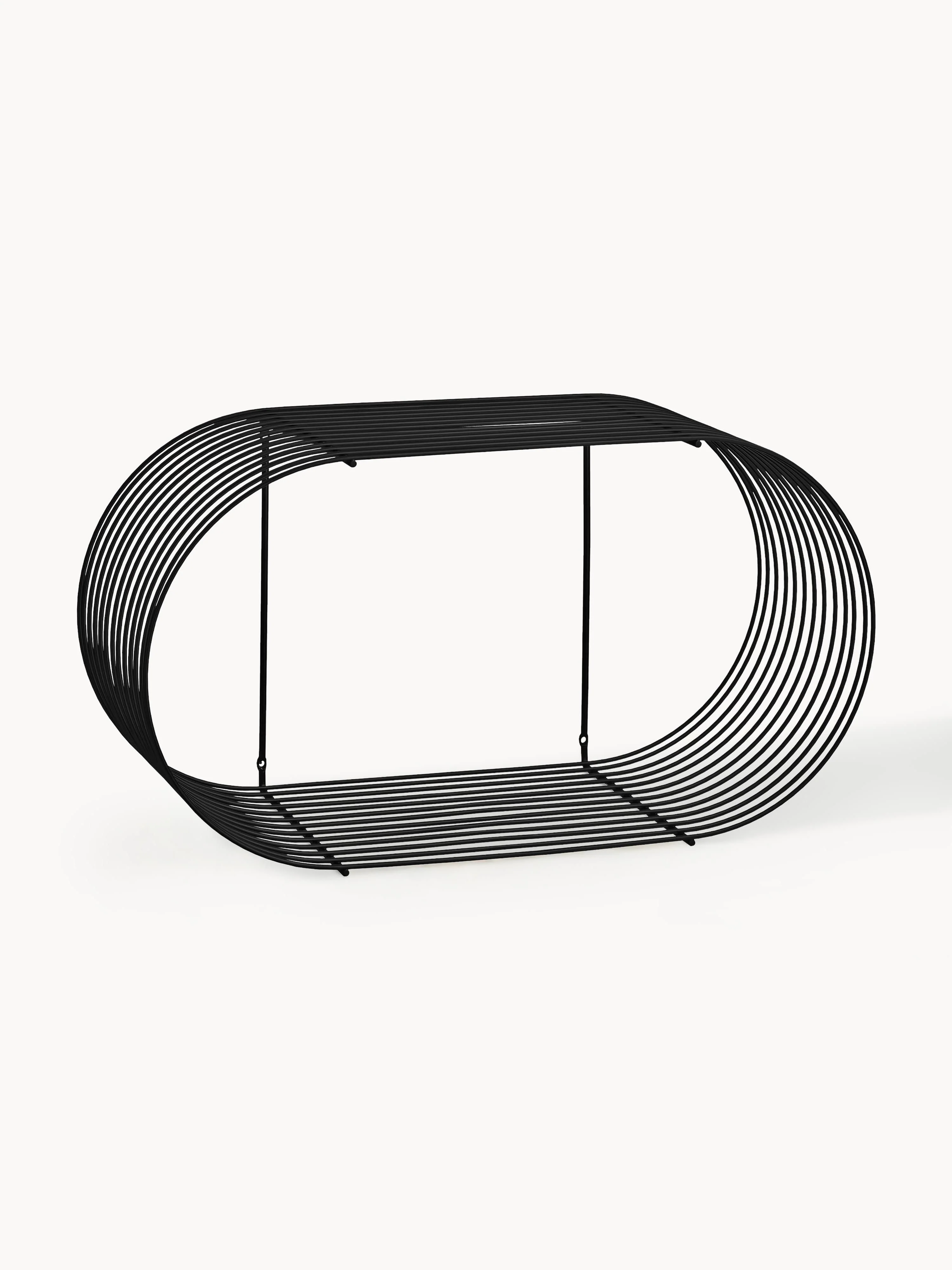 Metalen wandrek Curva, B 61 cm