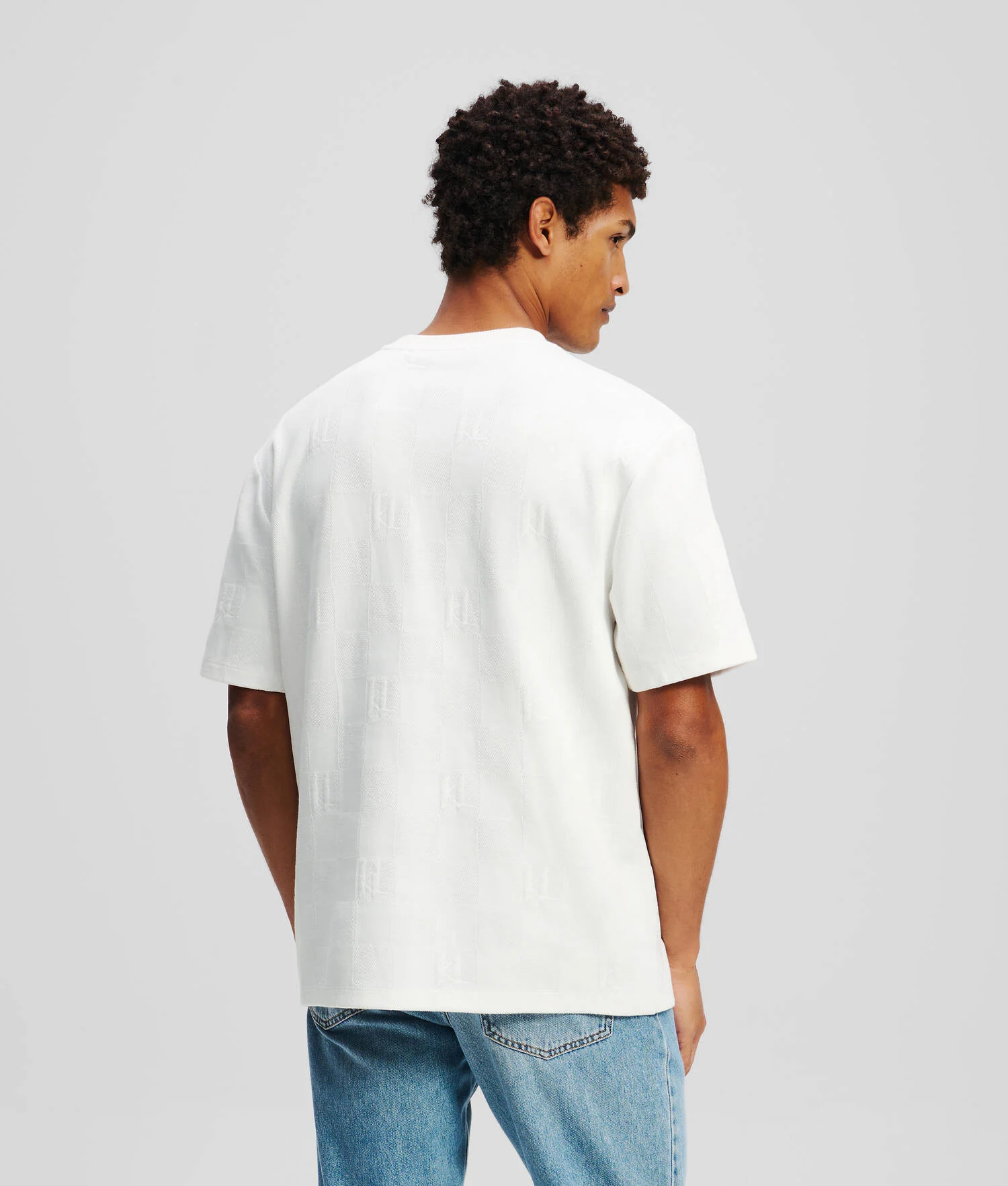 T-SHIRT KL MONOGRAM VÉRIFIÉ - Blanc