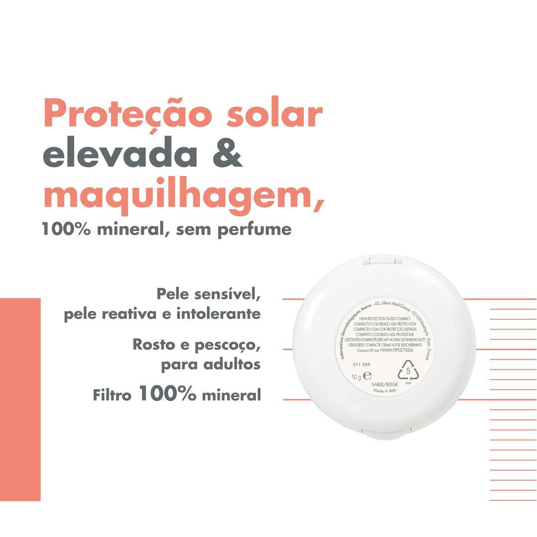 AVENE  Protetor Solar Compacto SPF50