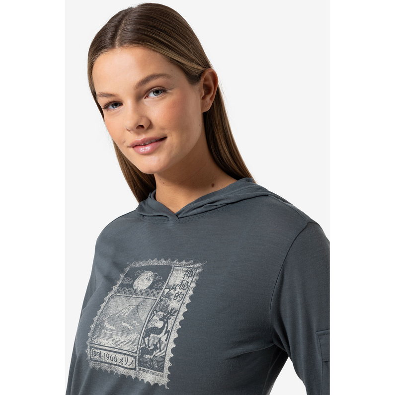 Super.Natural Damen Stamp Light P Hoodie