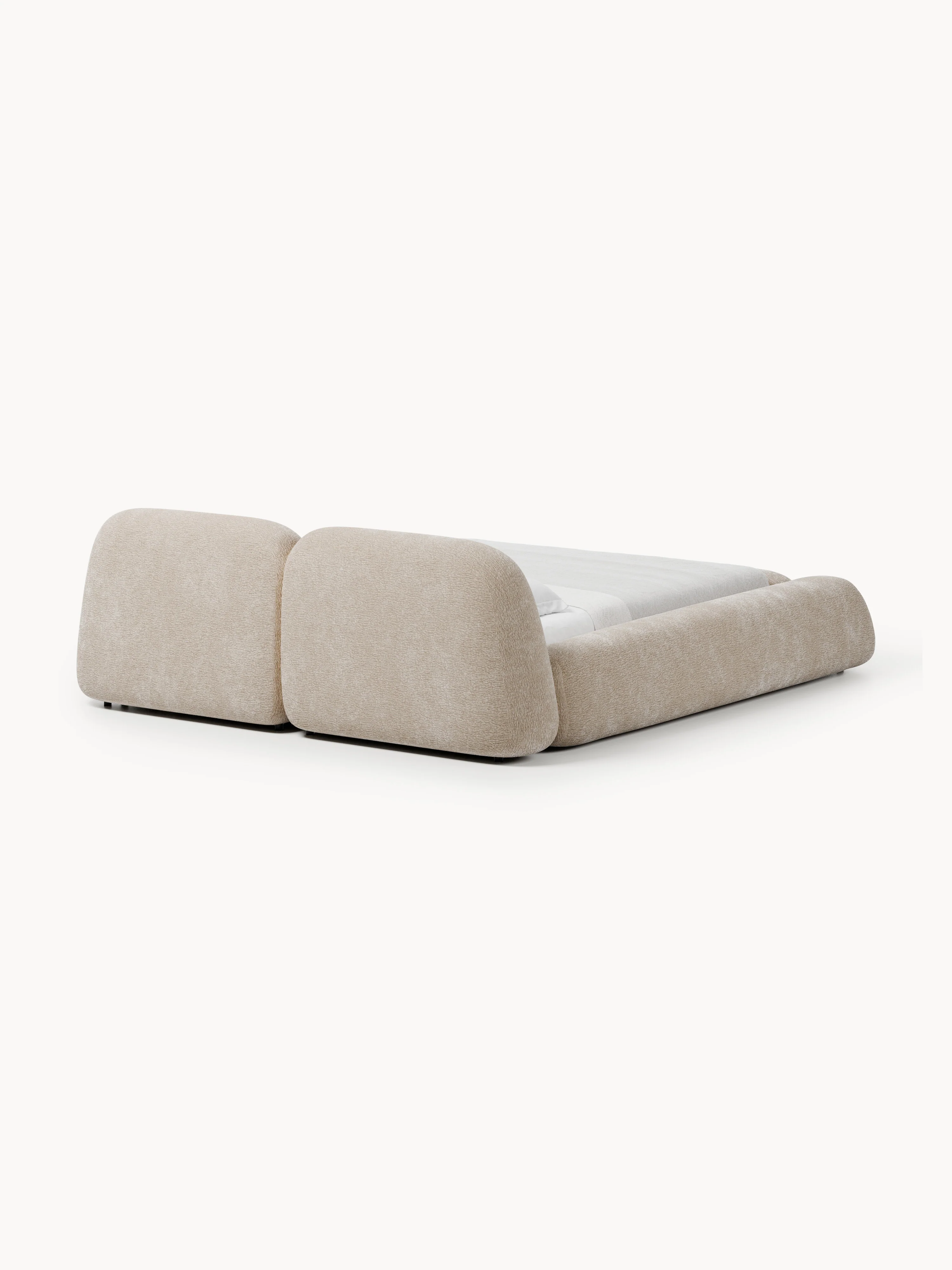 Gestoffeerd bed Wolke met opbergruimte