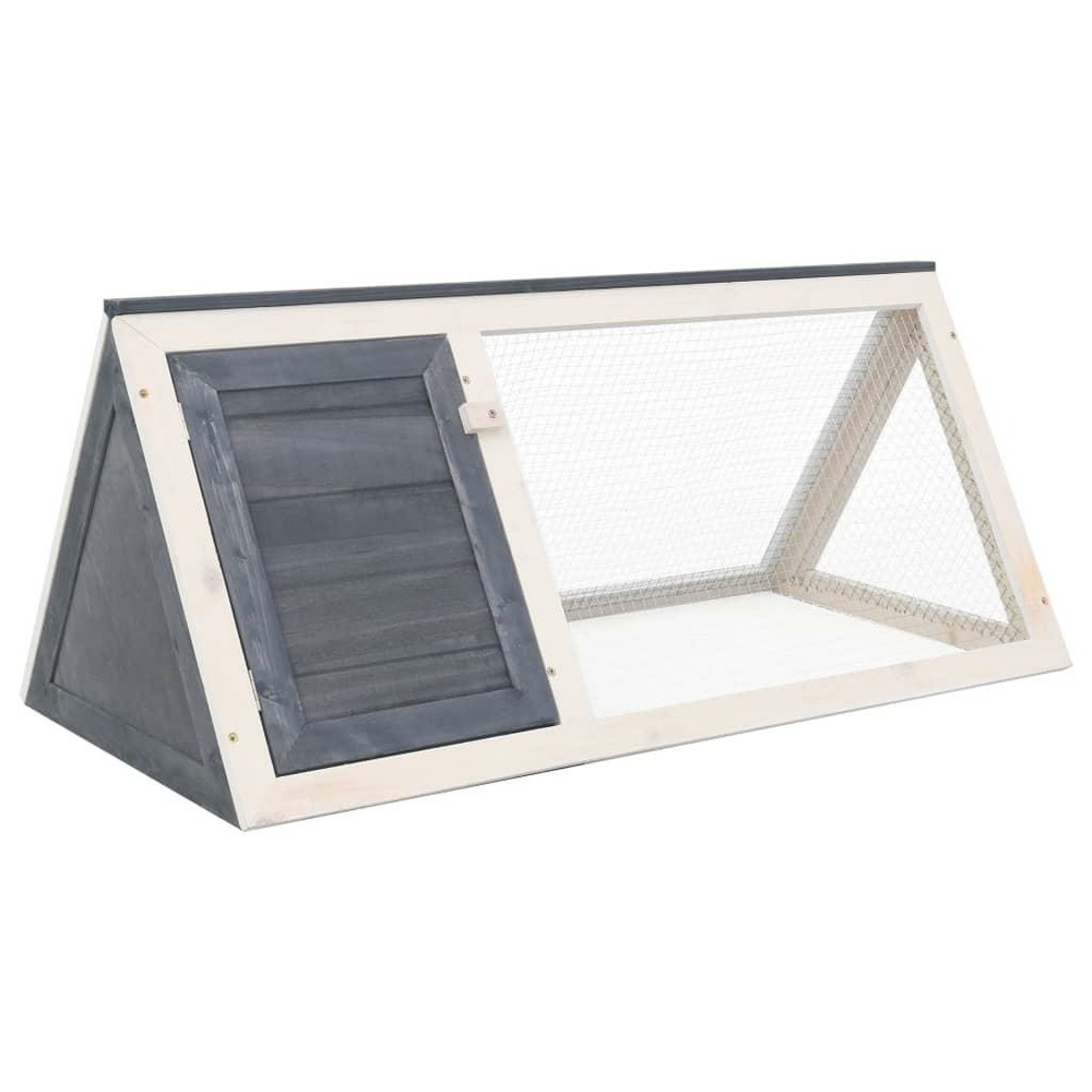 Clapier 98 x 50 x 41 cm gris bois