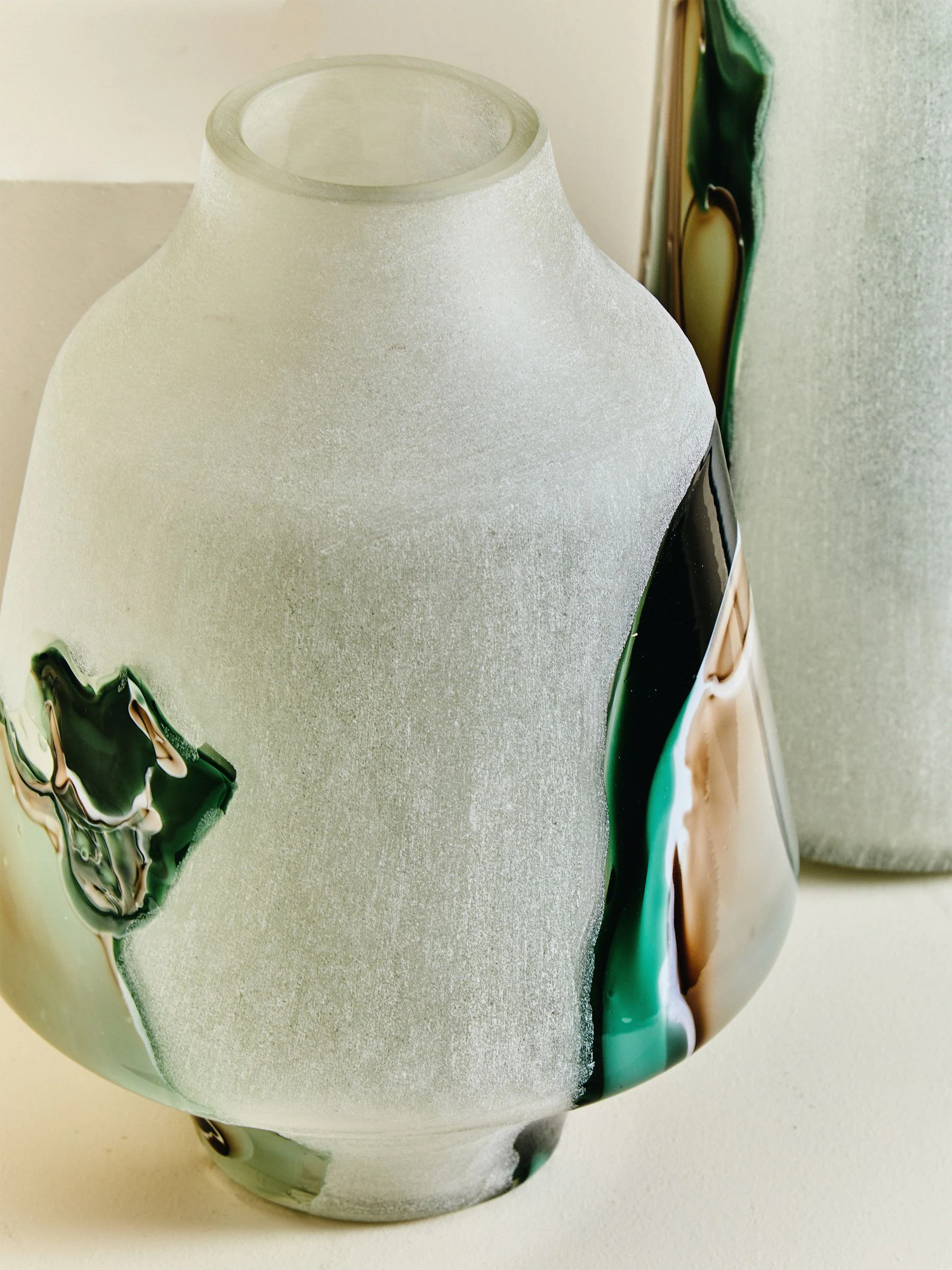 Fifty Five South Hakan Glass Vase
