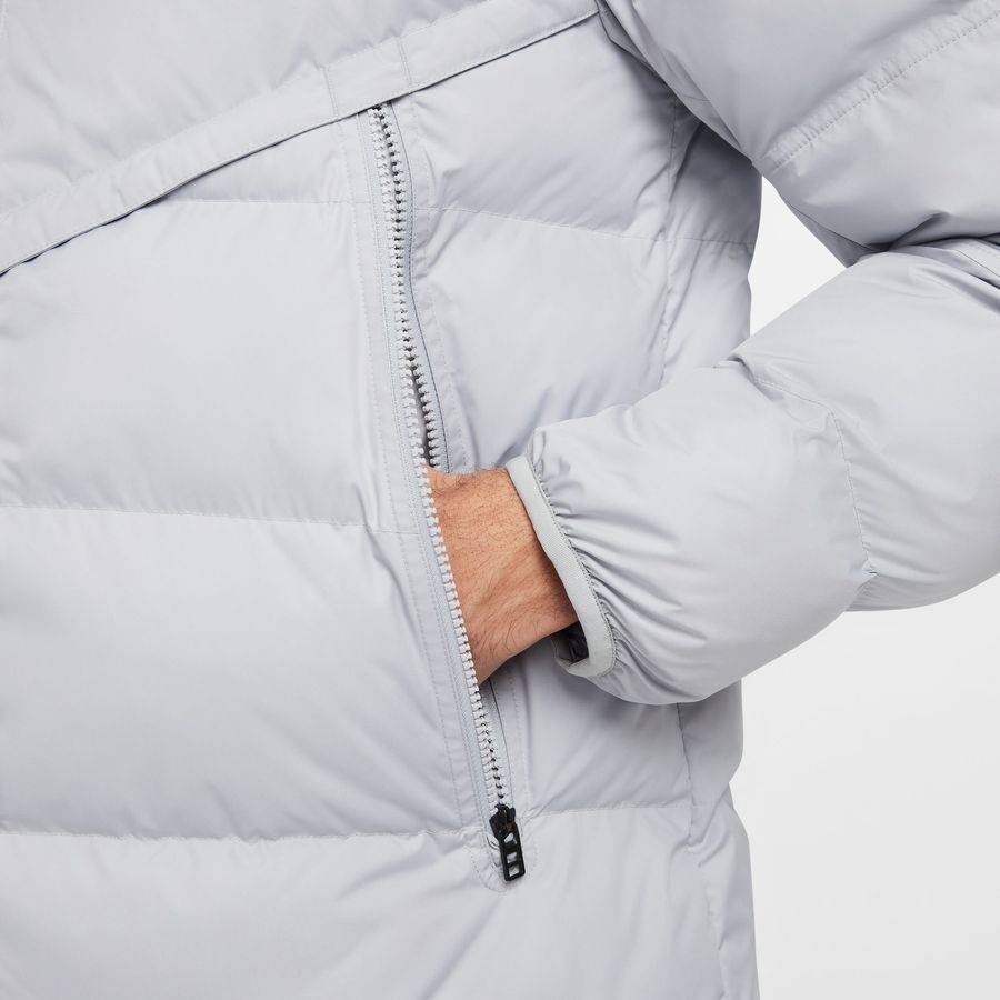 Liverpool Manteau d'Hiver Storm-FIT Coupe-Vent Primaloft Strike - Gris/Rouge