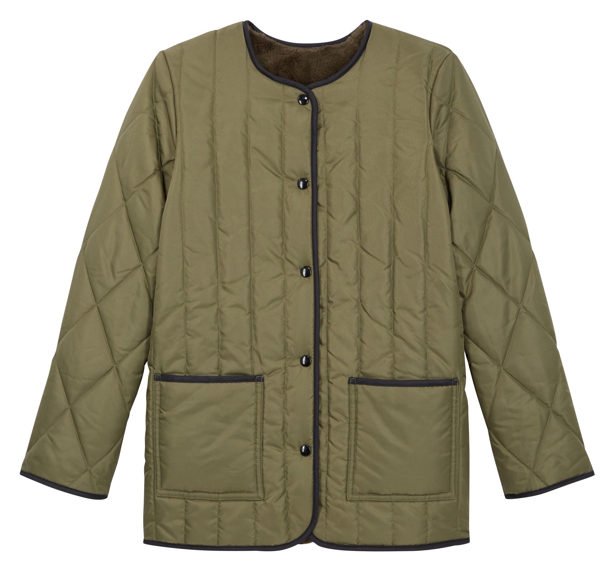 Veste col rond | Vert