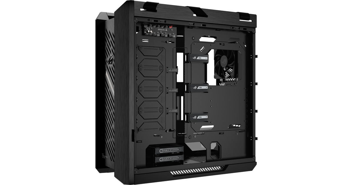 ASUSROG STRIX HELIOS II GX601S midi tower behuizing  (Zwart | 4x USB-A | 2x USB-C | RGB | Tempered Glass)