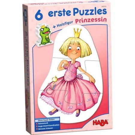 HABA 303310 6 erste Puzzles Prinzessin