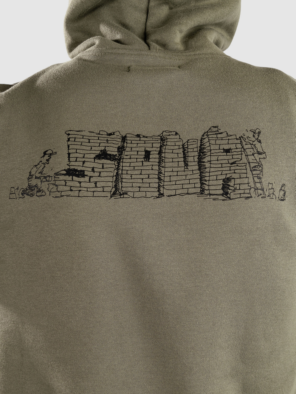 Sour Solution Worker Hoodie olive