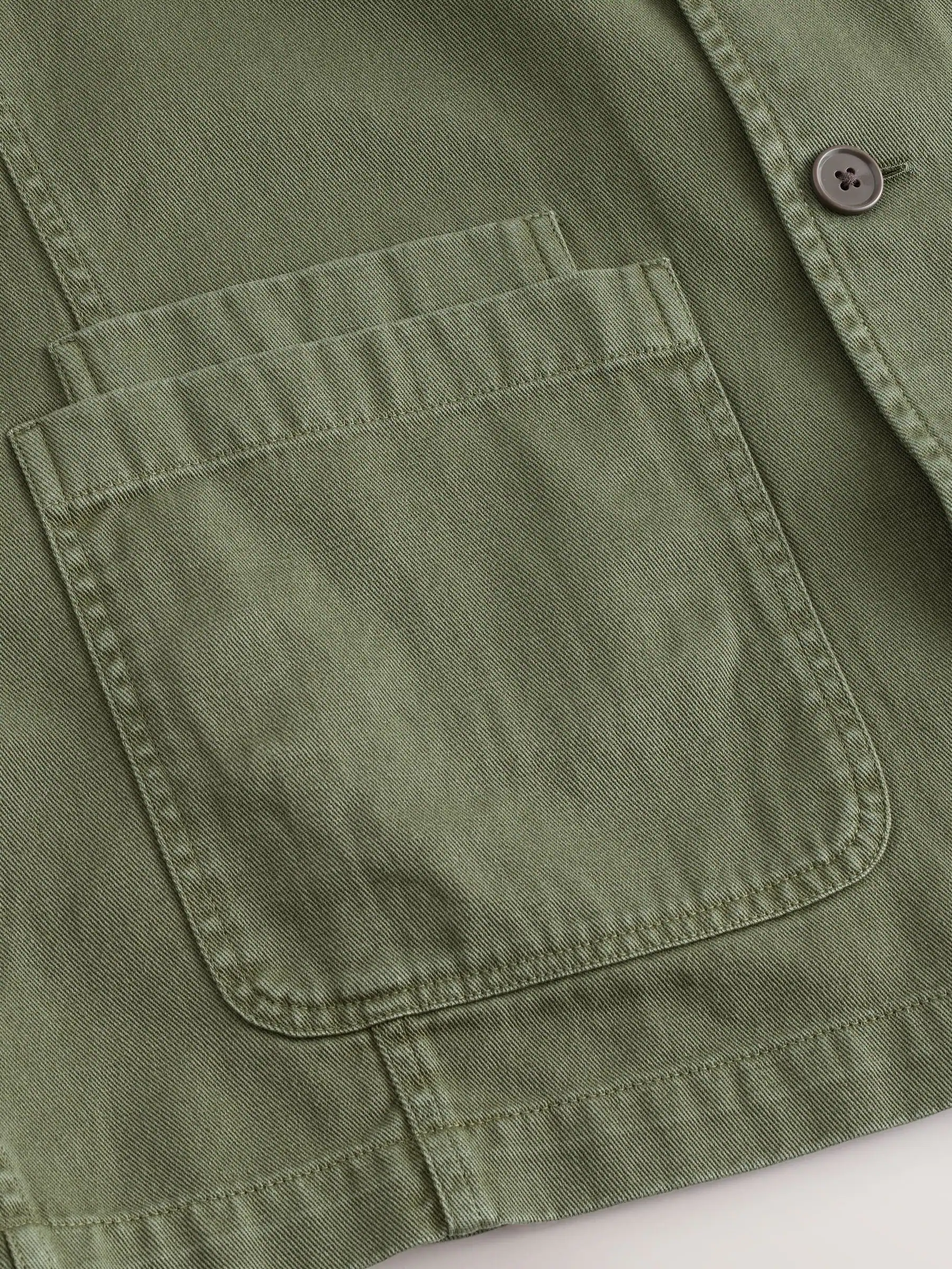 Groen - Chore Twill Shacket Overshirt