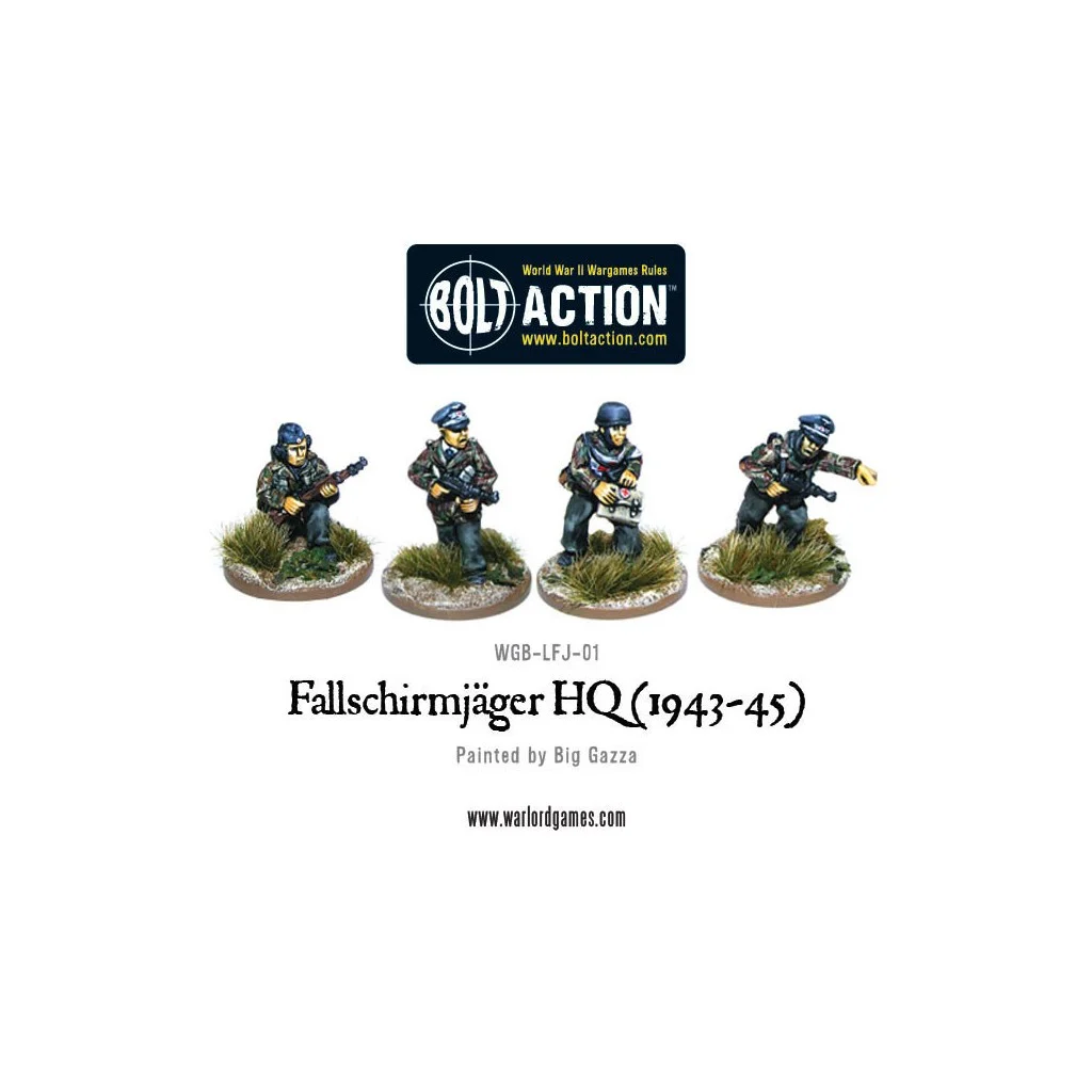 Bolt Action - German - Fallschirmjager HQ (1943-45)