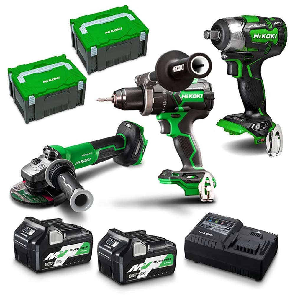Kit combinado HiKOKI 36V 3 peças 2 x 2,5/5,0Ah KC36DRBL3 (HRZ)