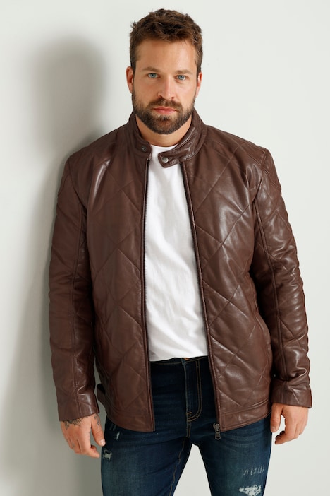 Boston Park Lederjacke, Stepp, bis 74